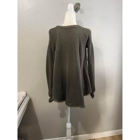 Free People Moonshine Sweater Sage Green Size XS - Picture 4 of 10